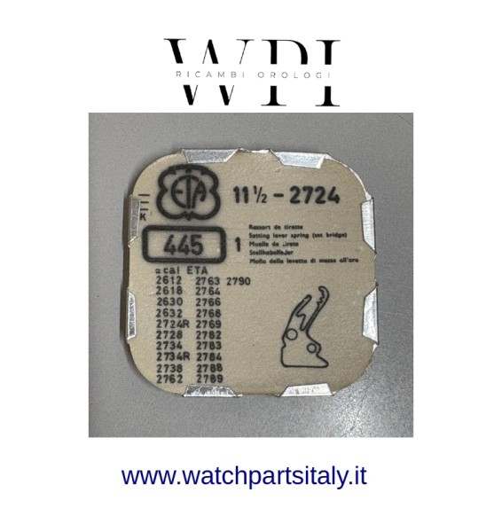 FHF 8 3/4-64 Copribascula / Setting Lever Spring Ref. 445