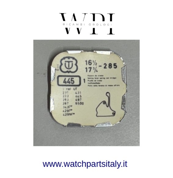 LONGINES 10.85, 10.86 BALANCE STAFF / ASSE DEL BILANCIERE