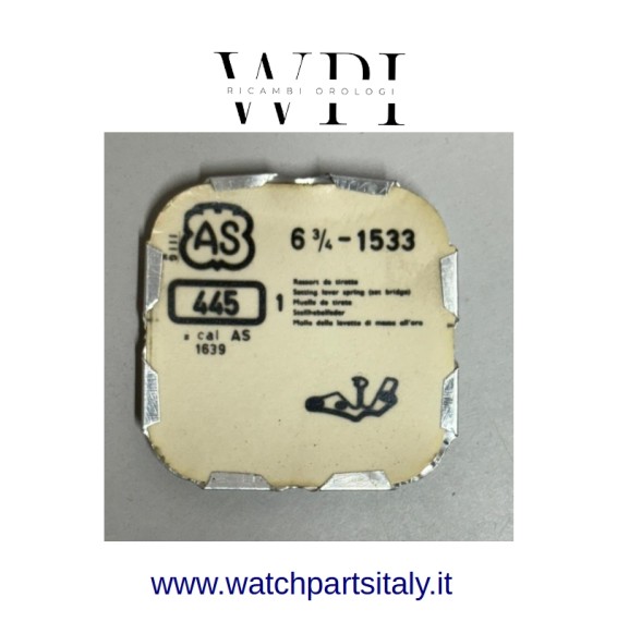 AS 6 3/4-1533 Copribascula / Setting Lever Spring Ref. 445