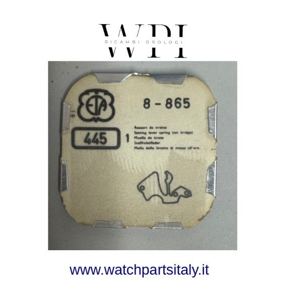 ETA 8-865 Copribascula / Setting Lever Spring Ref. 445