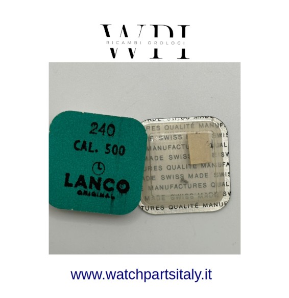 LANCO 500-240 Chausse Cannon Pinion / Rocchetto dei minuti Swiss Made