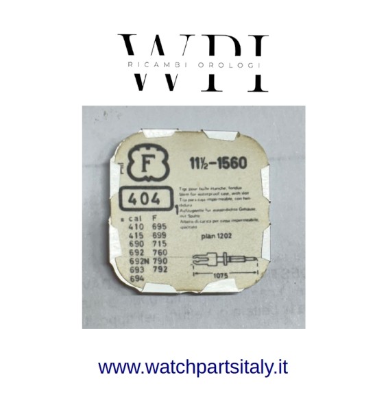 FELSA 11 1/2-1560 Winding Stem / Albero Di Carica Tige Ref. 404