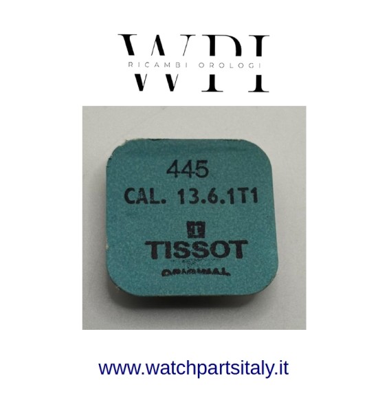 TISSOT Cal. 13.6.1T1 445 Setting Lever Spring + Screws / Copribascula +Viti