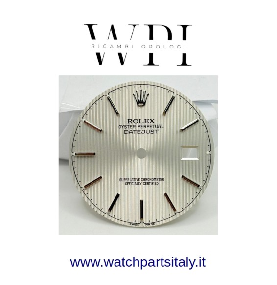 ROLEX DateJust 16200 16014 Quadrante millerighe Usato Originale / ROLEX Datejust 16200 Genuine Dial, Used