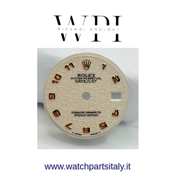 Rolex DateJust Lady 69173 69178 Quadrante A Trizio Usato Originale / ROLEX 69173 69178 Genuine Tritium Dial, Used