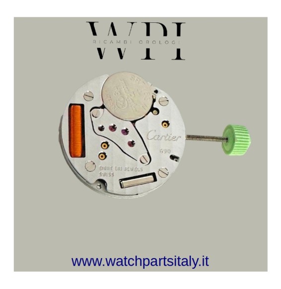 CARTIER Cal. 690 Movimento Al Quarzo / Quartz Movement
