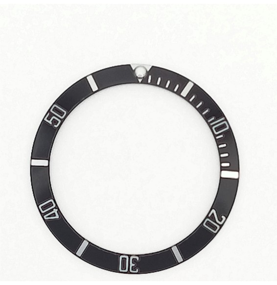 ROLEX SEA DWELLER 16660 INSERTO GHIERA NERO, FIT ROLEX SEA BREZEL BLACK AFTERMARKET
