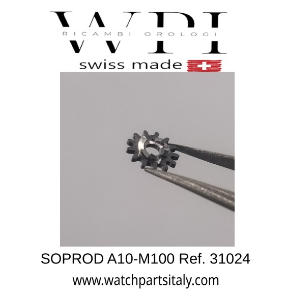 SOPROD A10 M100 31024 - 001 (BULGARI) RUOTA CORONA INTERMEDIA - ROUE DE COURONNE INTERMÉDIAIRE TAILLÉE POLIE