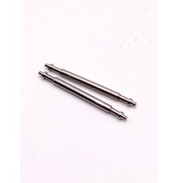 2x ANSETTE ACCIAIO INOX PER ROLEX SUBMARINER CASSA SENZA FORI