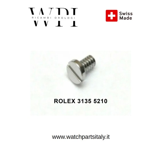 ROLEX 3135-5210 SCREW FOR CROWN WHEEL AND RATCHET WHEEL 5210 , VITE DELLA RUOTA A CORONA E DEL ROCCHETTO