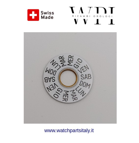 ETA valjoux 7750 disco giorni italiano bianco - swiss -NEW breitling omega