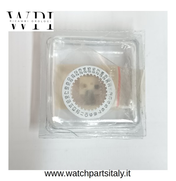 ROLEX 3035-5099 Disco Data Originale Bianco / Argento  - ROLEX Genuine Date Indicator Silver