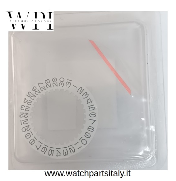 ROLEX 1525-7961 DISCO DATA / DATE INDICATOR RICAMBIO ORIGINALE ARGENTO