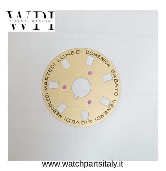 ROLEX 3155-8017 DISCO GIORNI ITALIANO / DAY INDICATOR RICAMBIO ORIGINALE