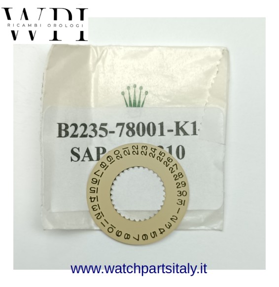 ROLEX 2235-79002 DISCO DATA / DATE DISK RICAMBIO ORIGINALE