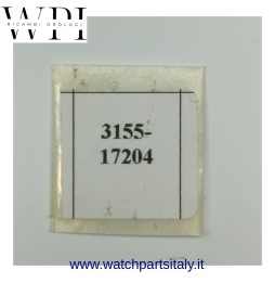 ROLEX 3155 - 17204 DISCO DATA / DATE INDICATOR RICAMBIO ORIGINALE ARGENTO