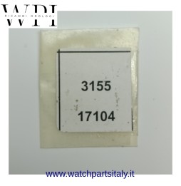 ROLEX 3155 - 17104 DISCO DATA / DATE INDICATOR RICAMBIO ORIGINALE CHAMPAGNE