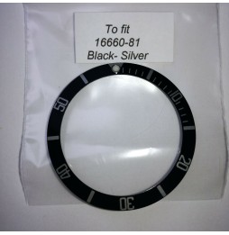 FIT ROLEX SEA-DWELLER 16600 16660 Inserto ghiera compatibile aftermarket