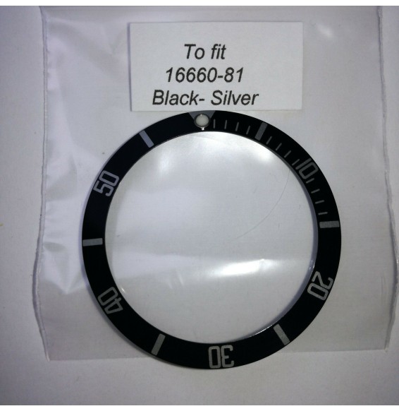 FIT ROLEX SEA-DWELLER 16600 16660 Inserto ghiera compatibile aftermarket