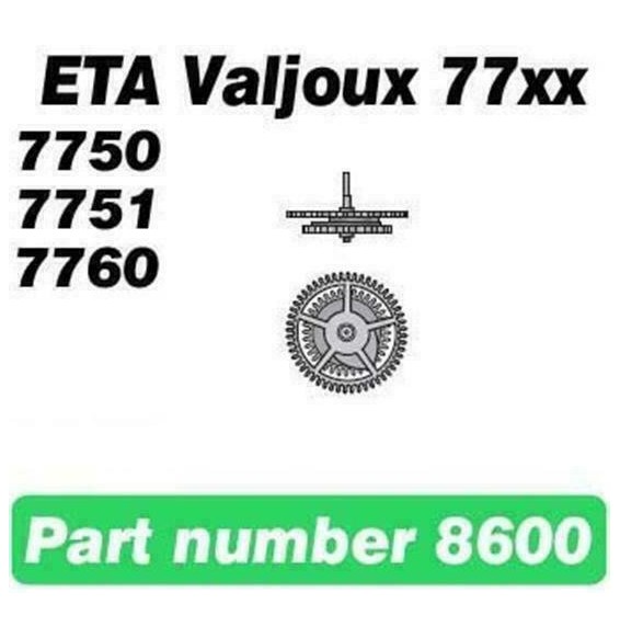 ETA valjoux 7750 8600 ruotacontaore - swiss -NEW breitling omega