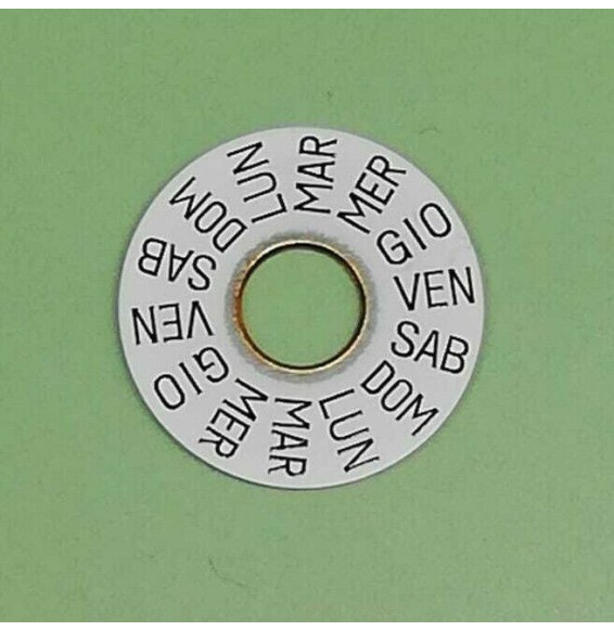 ETA valjoux 7750 disco giorni italiano bianco - swiss -NEW breitling omega
