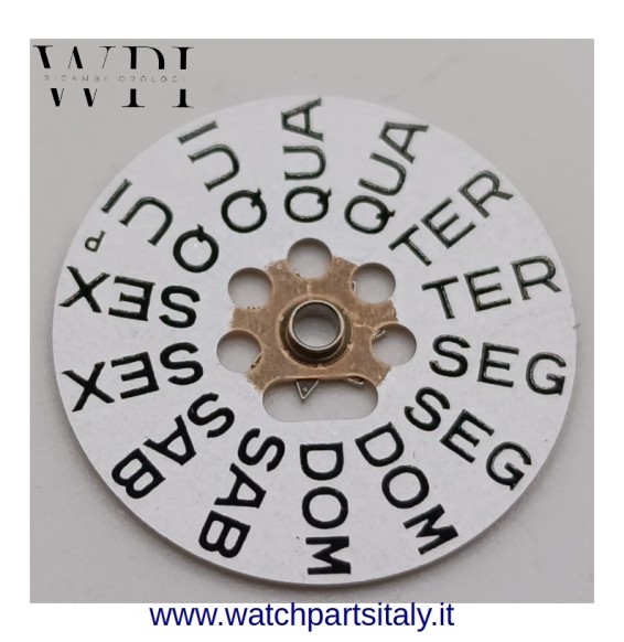 OMEGA 750 1580 Disco Data Giorni Portoghese / Portuguese Indicator Day Disc OMEGA 750 1580