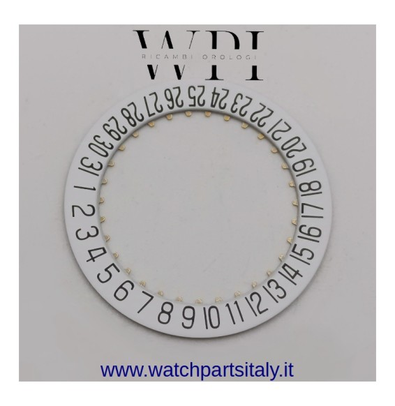 SELLITA SW 240 91.440 Date Indicator Black Print White Background H6 / Indicatore Data Scritte Nere Sfondo Bianco H6