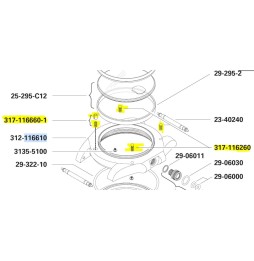 ROLEX DATE  Vetro Zaffiro 25-246c aftermarket crystal sapphire